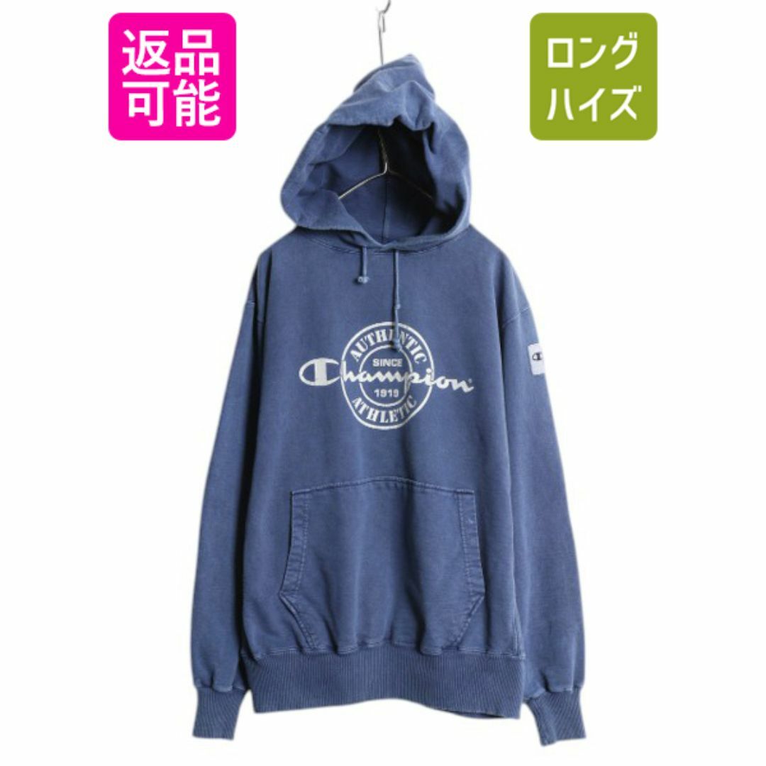 Champion - 80s USA製 チャンピオン プリント スウェット フード Champion - 80s USA製 チャンピオン プリント スウェット フード
