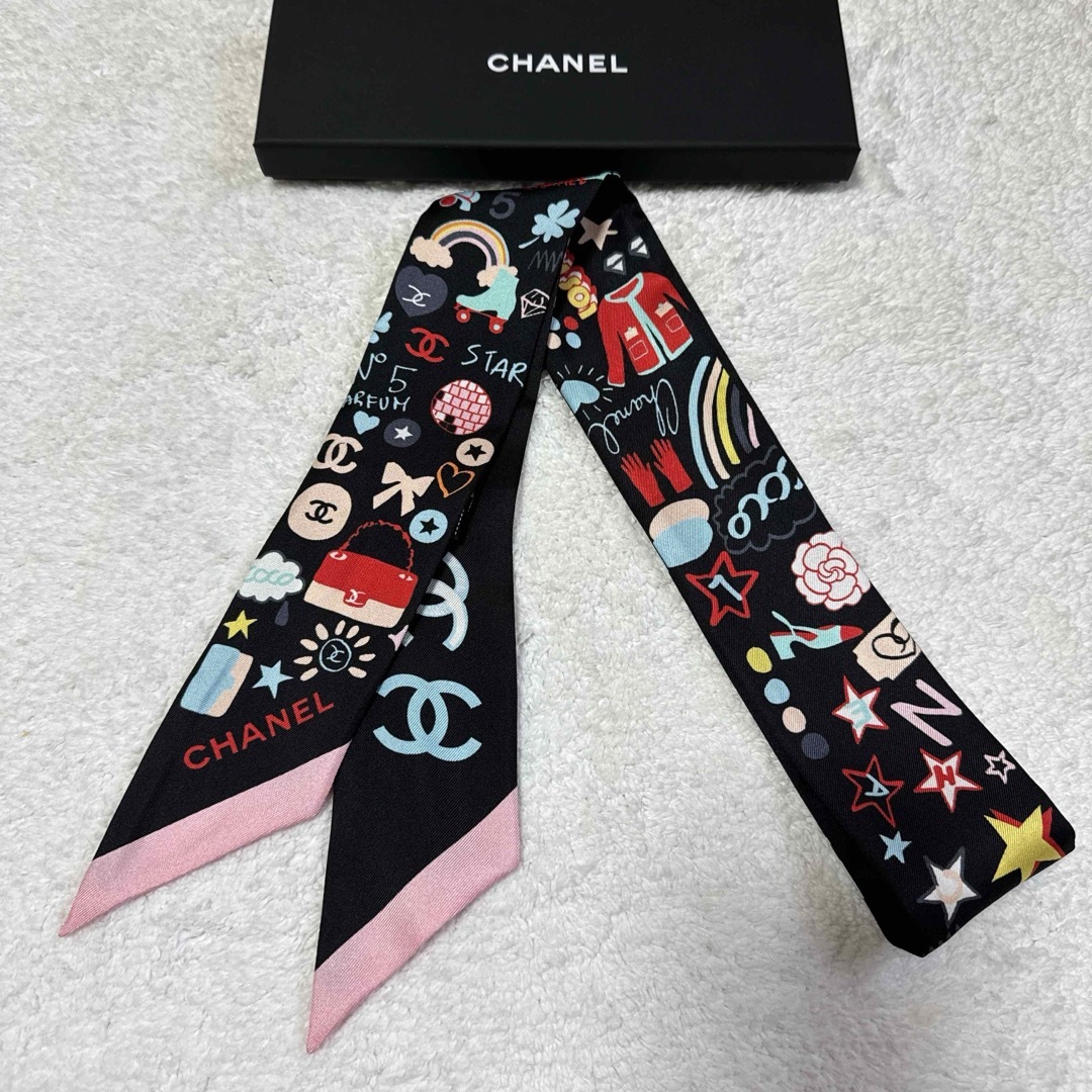CHANEL - 新品未使用 シャネル CHANEL ツイリー スカーフ ヘア CHANEL - 新品未使用 シャネル CHANEL ツイリー スカーフ ヘア