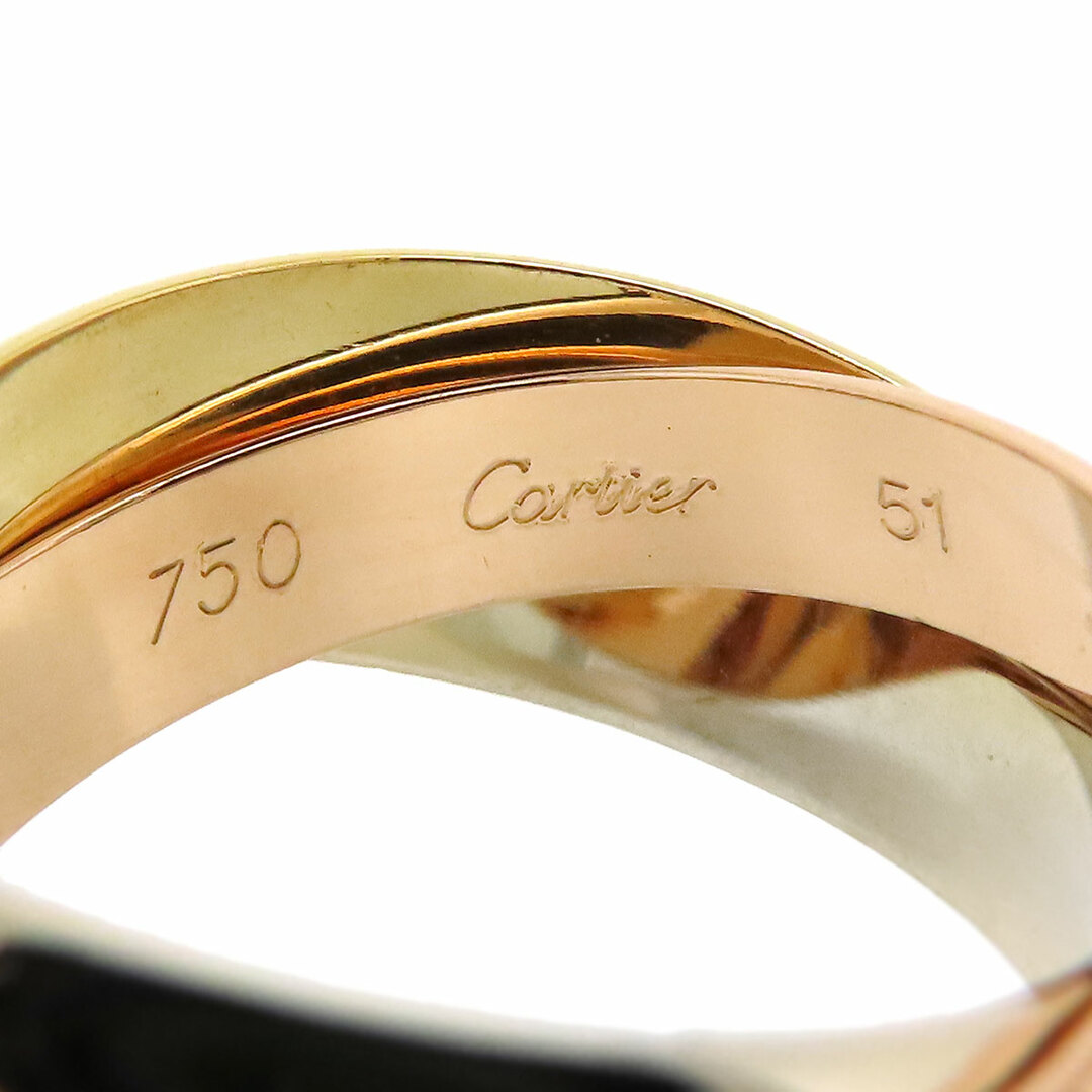 Cartier - カルティエ トリニティ リング MM #51 750 (K18YG Cartier - カルティエ トリニティ リング MM #51 750 (K18YG