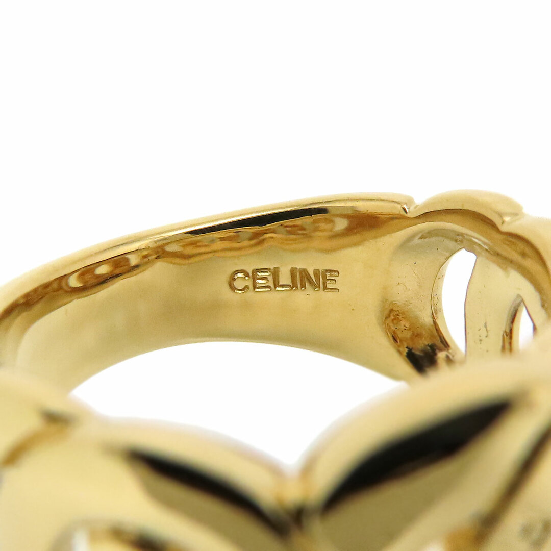 CELINE - セリーヌ ロゴ リング #11.5 750 (K18YG) レディース CELINE - セリーヌ ロゴ リング #11.5 750 (K18YG) レディース