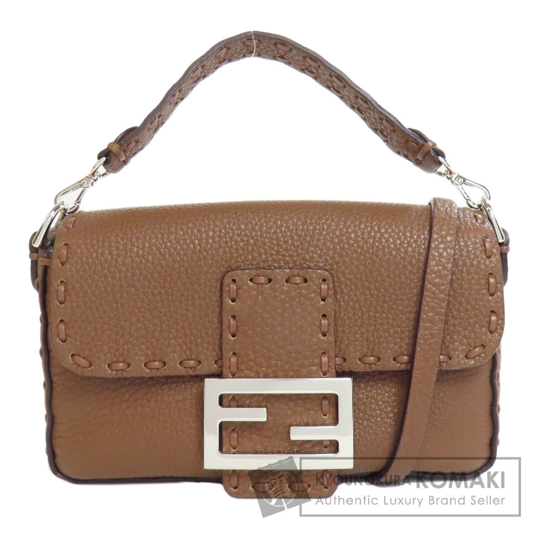 FENDI - FENDI バゲット ミニ セレリア 2WAY ハンドバッグ FENDI - FENDI バゲット ミニ セレリア 2WAY ハンドバッグ