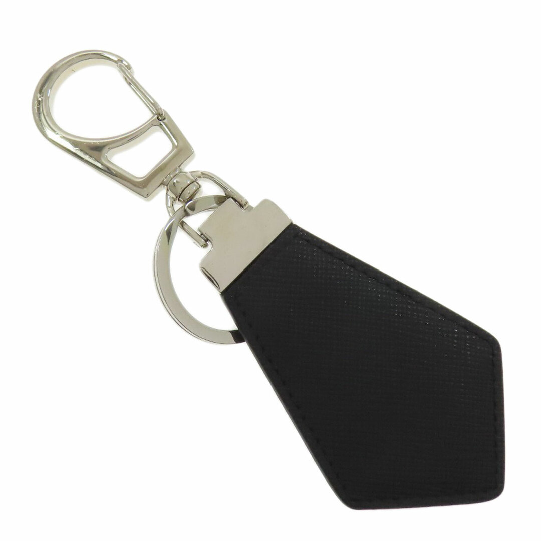 PRADA - PRADA ロゴ金具 キーホルダー サフィアーノ 金属製 PRADA - PRADA ロゴ金具 キーホルダー サフィアーノ 金属製