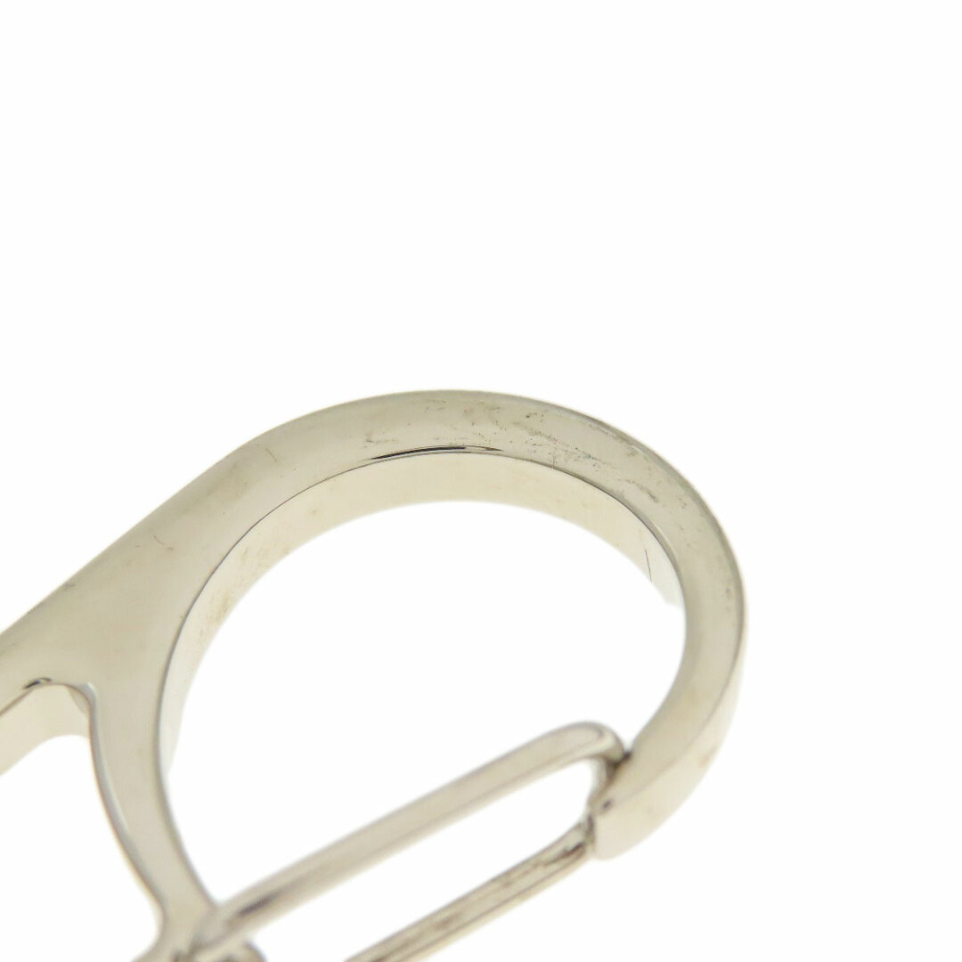 PRADA - PRADA ロゴ金具 キーホルダー サフィアーノ 金属製 PRADA - PRADA ロゴ金具 キーホルダー サフィアーノ 金属製