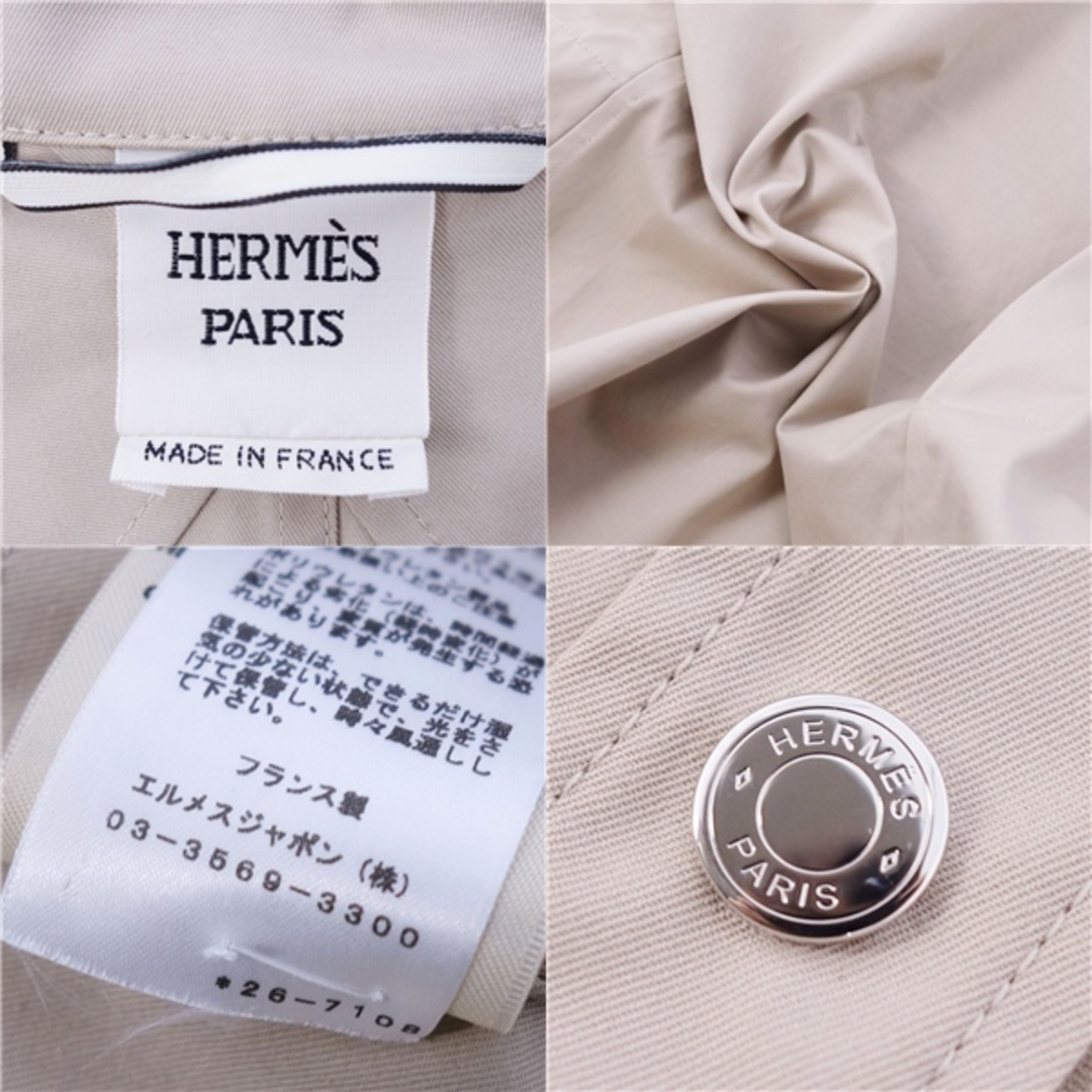 HERMES - 極美品 エルメス HERMES 22SS ベルト付き ロングコート HERMES - 極美品 エルメス HERMES 22SS ベルト付き ロングコート