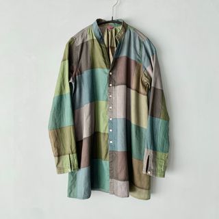 45R - ☆日本製 45R USED加工 モンプチデニム スタンドカラー 45R - ☆日本製 45R USED加工 モンプチデニム スタンドカラー
