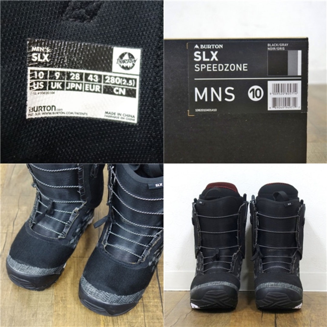 バートン BURTON SLX SPEEDZONE MNS 28cm スノーボード ソフト バートン BURTON SLX SPEEDZONE MNS 28cm スノーボード ソフト