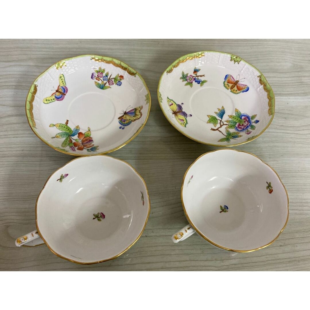 3-△ 2客セット HEREND ヘレンド ヴィクトリアブーケ ティー 3-△ 2客セット HEREND ヘレンド ヴィクトリアブーケ ティー
