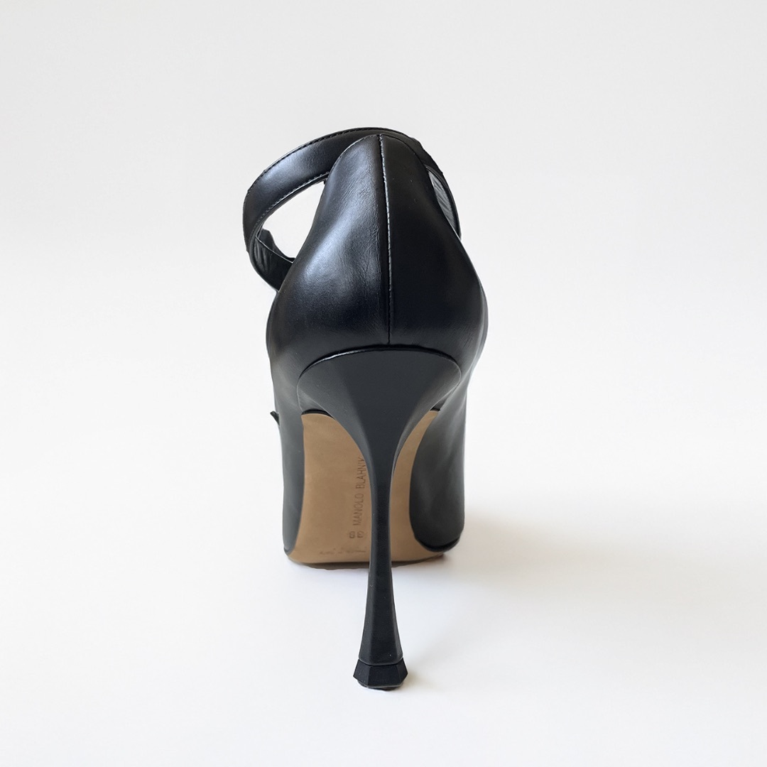 MANOLO BLAHNIK - 【未使用】マノロブラニク ATADA 105 ブラック MANOLO BLAHNIK - 【未使用】マノロブラニク ATADA 105 ブラック