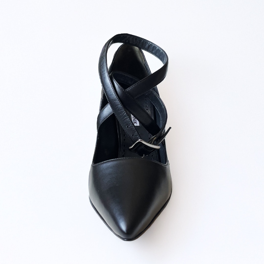 MANOLO BLAHNIK - 【未使用】マノロブラニク ATADA 105 ブラック MANOLO BLAHNIK - 【未使用】マノロブラニク ATADA 105 ブラック