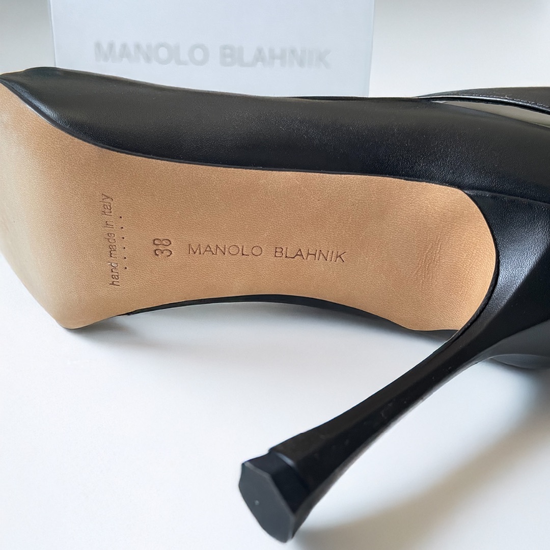 MANOLO BLAHNIK - 【未使用】マノロブラニク ATADA 105 ブラック MANOLO BLAHNIK - 【未使用】マノロブラニク ATADA 105 ブラック