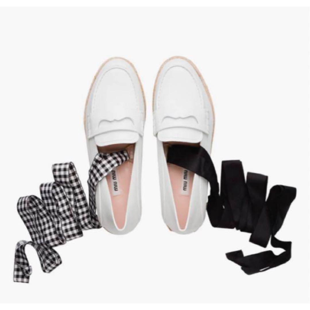MIU MIU - 【新品】ミュウミュウ miumiu エスパドリーユ MIU MIU - 【新品】ミュウミュウ miumiu エスパドリーユ