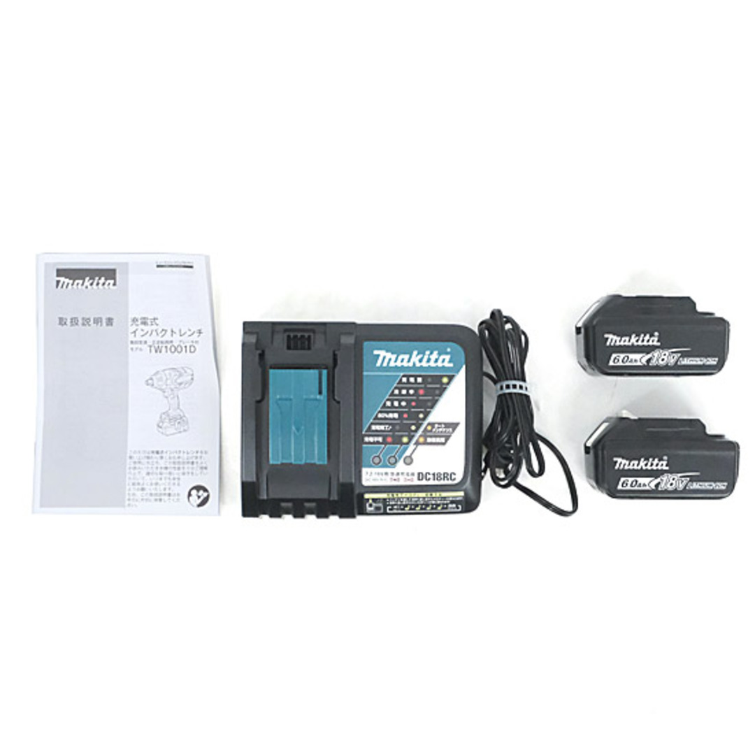Makita - マキタ 18V 充電式インパクトレンチ TW1001DRGX 元箱 Makita - マキタ 18V 充電式インパクトレンチ TW1001DRGX 元箱