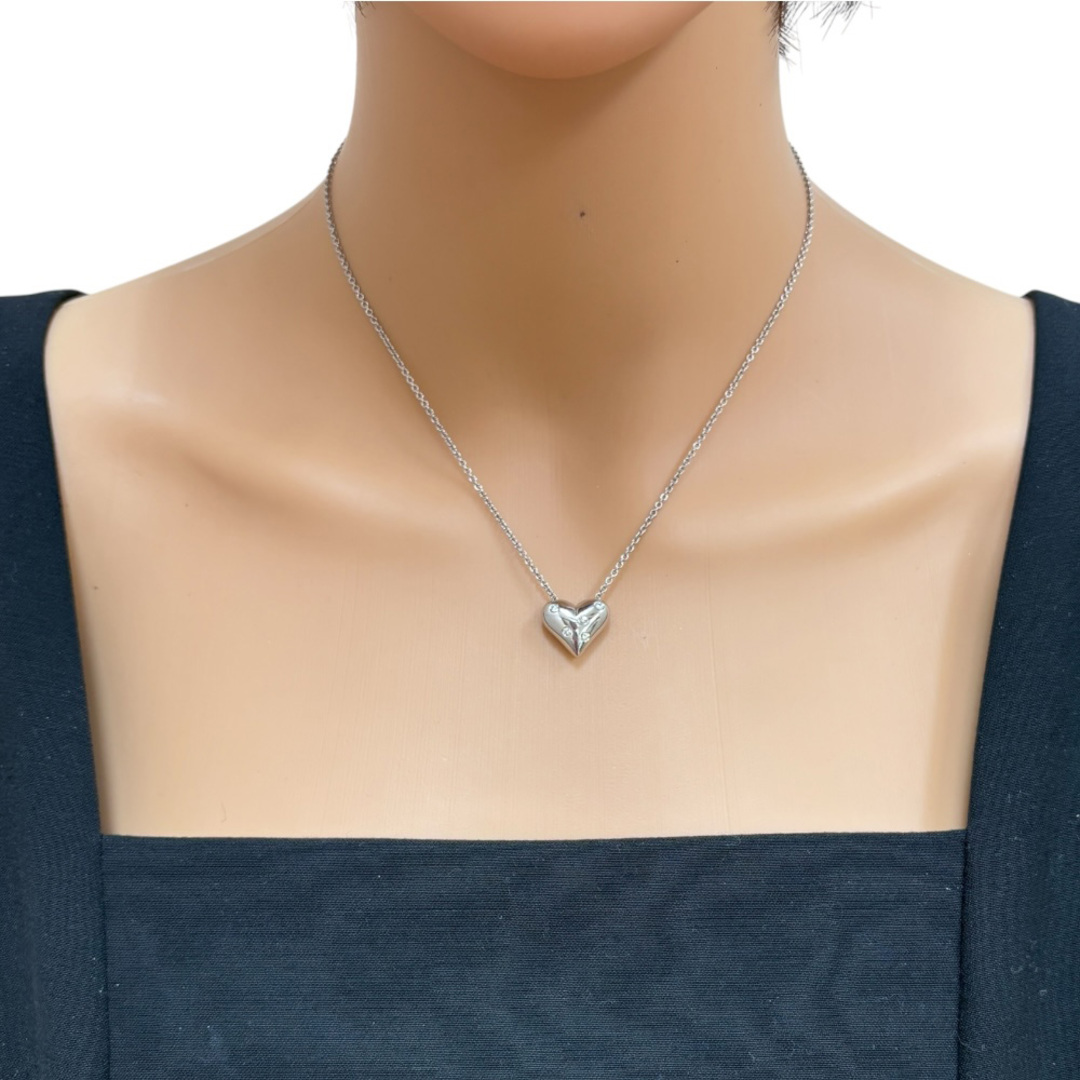 Tiffany & Co. - ティファニー ドッツピンチドハート ネックレス Tiffany & Co. - ティファニー ドッツピンチドハート ネックレス