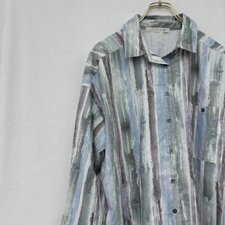 アズノゥアズ(AS KNOW AS)の極美品✨ アズノゥアズ ASKNOWAS 長袖 シャツ 木目調 総柄 希少  (シャツ/ブラウス(長袖/七分))