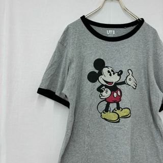 ユニクロ(UNIQLO)の極美品✨ ユニクロ  UNIQLO ミッキーマウス ディズニー 大きめ 希少(Tシャツ(半袖/袖なし))