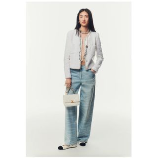 CHANEL - 【希少】大きいサイズ40 シャネル マトラッセ 裾ジップ CHANEL - 【希少】大きいサイズ40 シャネル マトラッセ 裾ジップ