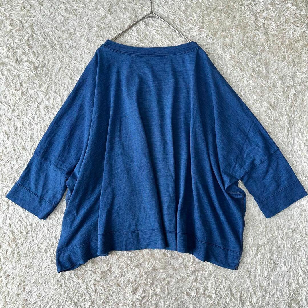 45R - 45r ドットバンダナの刺繍ビッグTシャツ ドルマン 半袖 45R - 45r ドットバンダナの刺繍ビッグTシャツ ドルマン 半袖