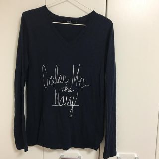 アズールバイマウジー(AZUL by moussy)のロンT♡Vネック♡大きめ(Tシャツ(長袖/七分))