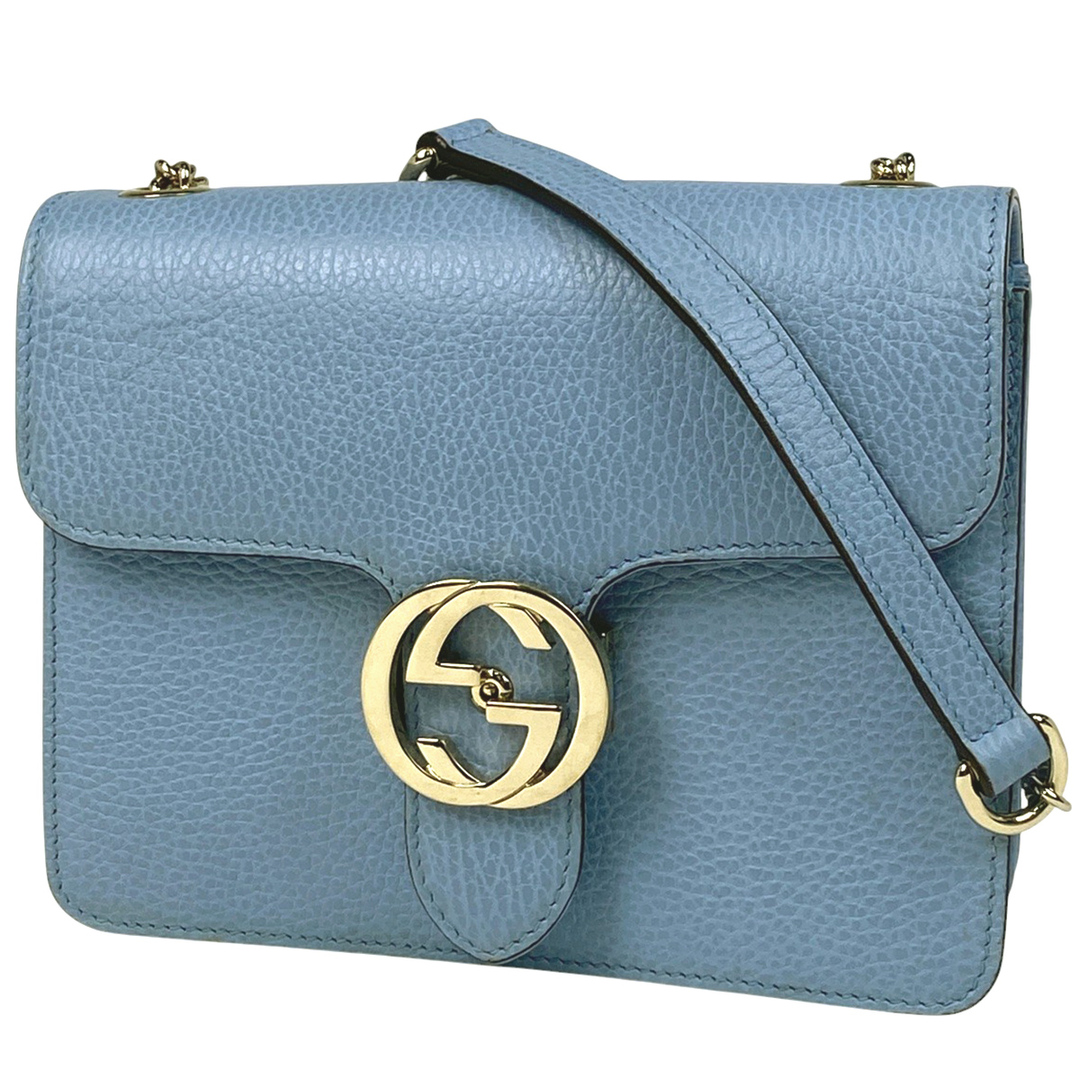 GUCCI - グッチ インターロッキングG チェーン ショルダーバッグ GUCCI - グッチ インターロッキングG チェーン ショルダーバッグ