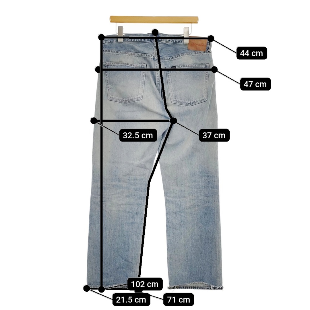 chimala - chimala DENIM VINTAGE STRAIGHT CUT ユーズド加工 chimala - chimala DENIM VINTAGE STRAIGHT CUT ユーズド加工