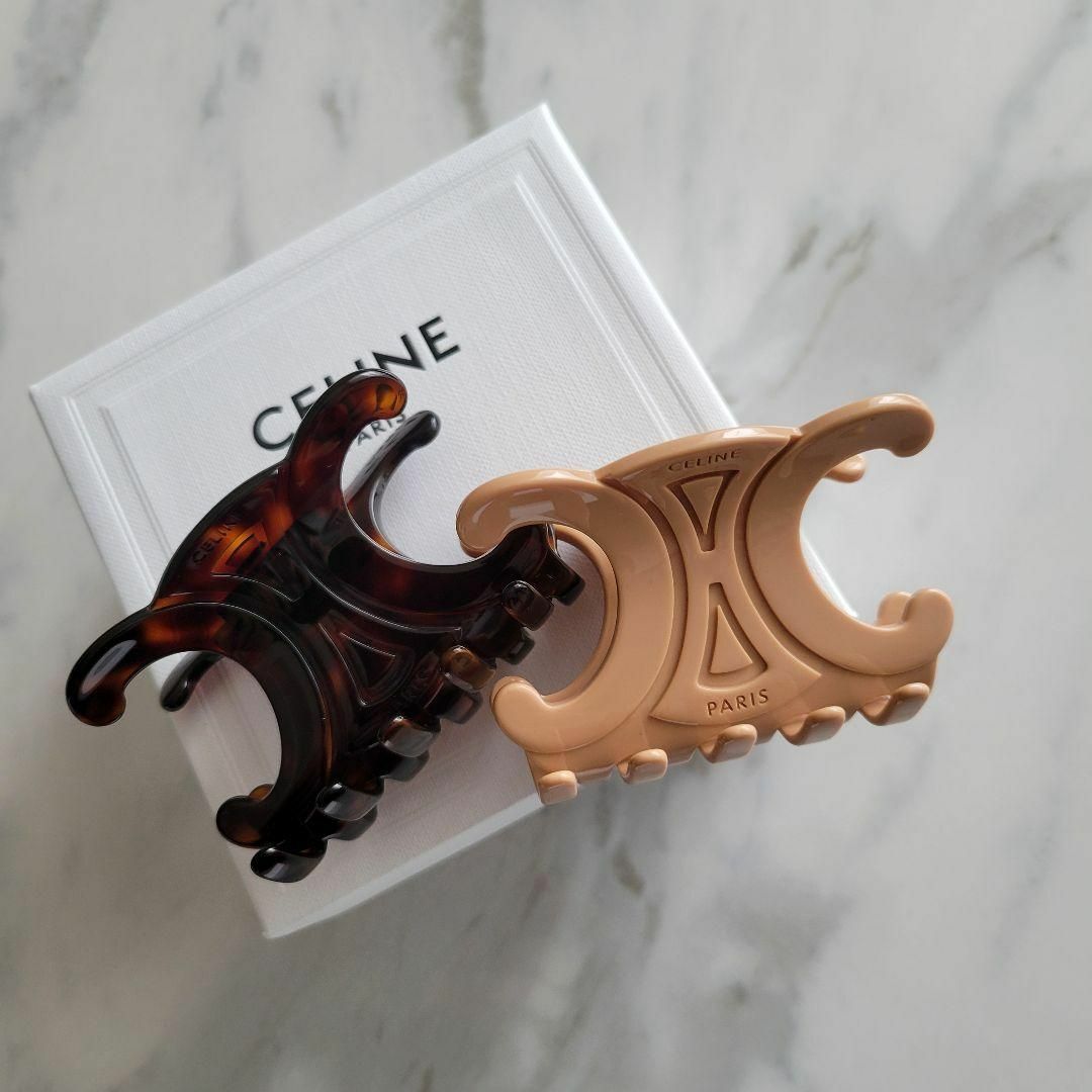 CELINE - 【新品未使用】CELINE/セリーヌ トリオンフ ヘア CELINE - 【新品未使用】CELINE/セリーヌ トリオンフ ヘア