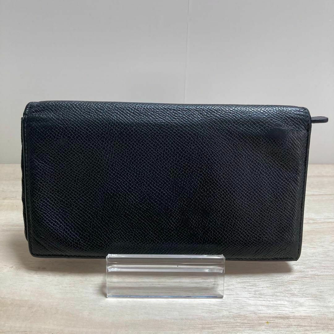 BVLGARI - ブルガリ BVLGARI 長財布 二つ折り財布 ブラックの BVLGARI - ブルガリ BVLGARI 長財布 二つ折り財布 ブラックの