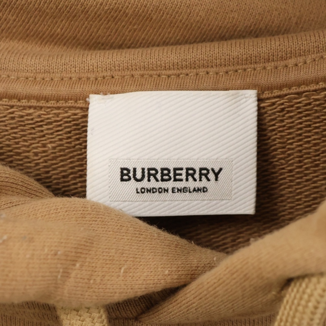 BURBERRY - BURBERRY バーバリー LOGO PRINT COTTON HOODIE 3D BURBERRY - BURBERRY バーバリー LOGO PRINT COTTON HOODIE 3D