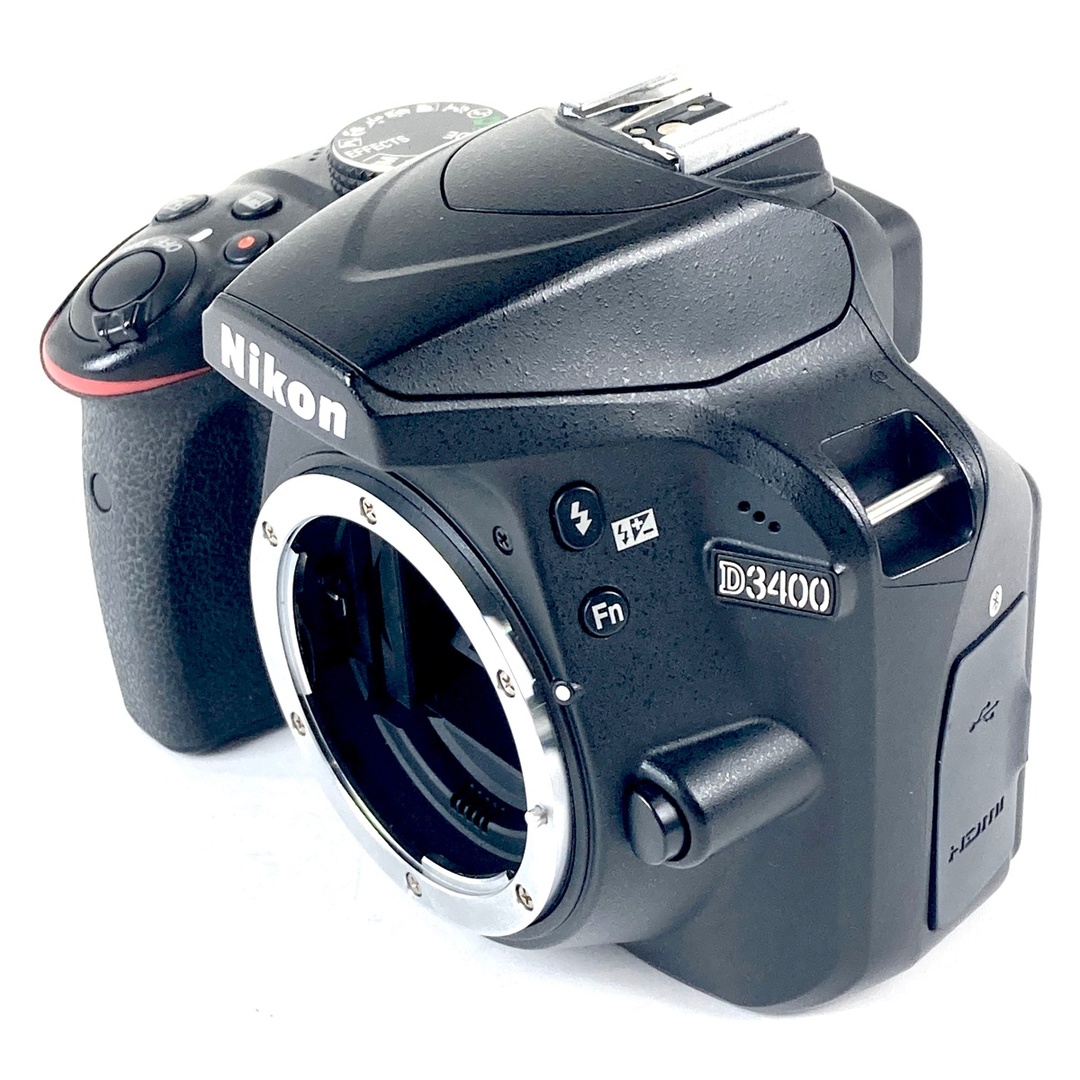 ニコン D3400 18-55VR レンズキット ブラック 中古の通販 by ニコン D3400 18-55VR レンズキット ブラック 中古の通販 by