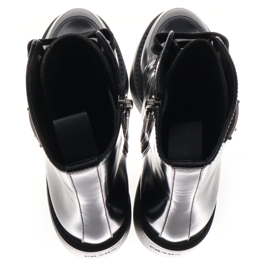 PRADA - PRADA プラダ トライアングルロゴプレート ブラッシュド PRADA - PRADA プラダ トライアングルロゴプレート ブラッシュド
