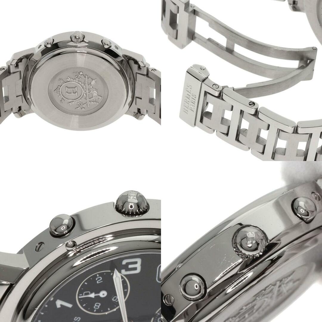 HERMES - HERMES CL1.910 クリッパー クロノグラフ 腕時計 SS SS HERMES - HERMES CL1.910 クリッパー クロノグラフ 腕時計 SS SS