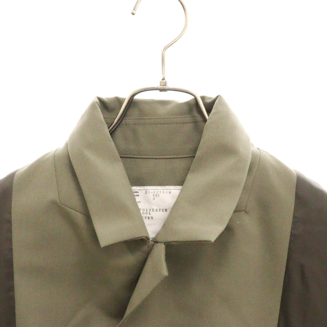 sacai - Sacai サカイ 21AW SUITING JACKET ドッキングスー sacai - Sacai サカイ 21AW SUITING JACKET ドッキングスー