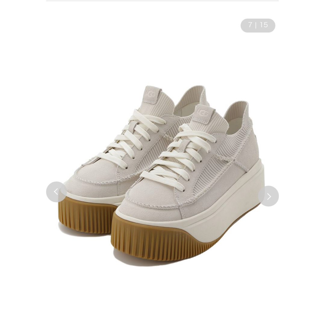 UGG - 【美品】UGG イージーダジットレース 厚底スニーカー 23.5 UGG - 【美品】UGG イージーダジットレース 厚底スニーカー 23.5