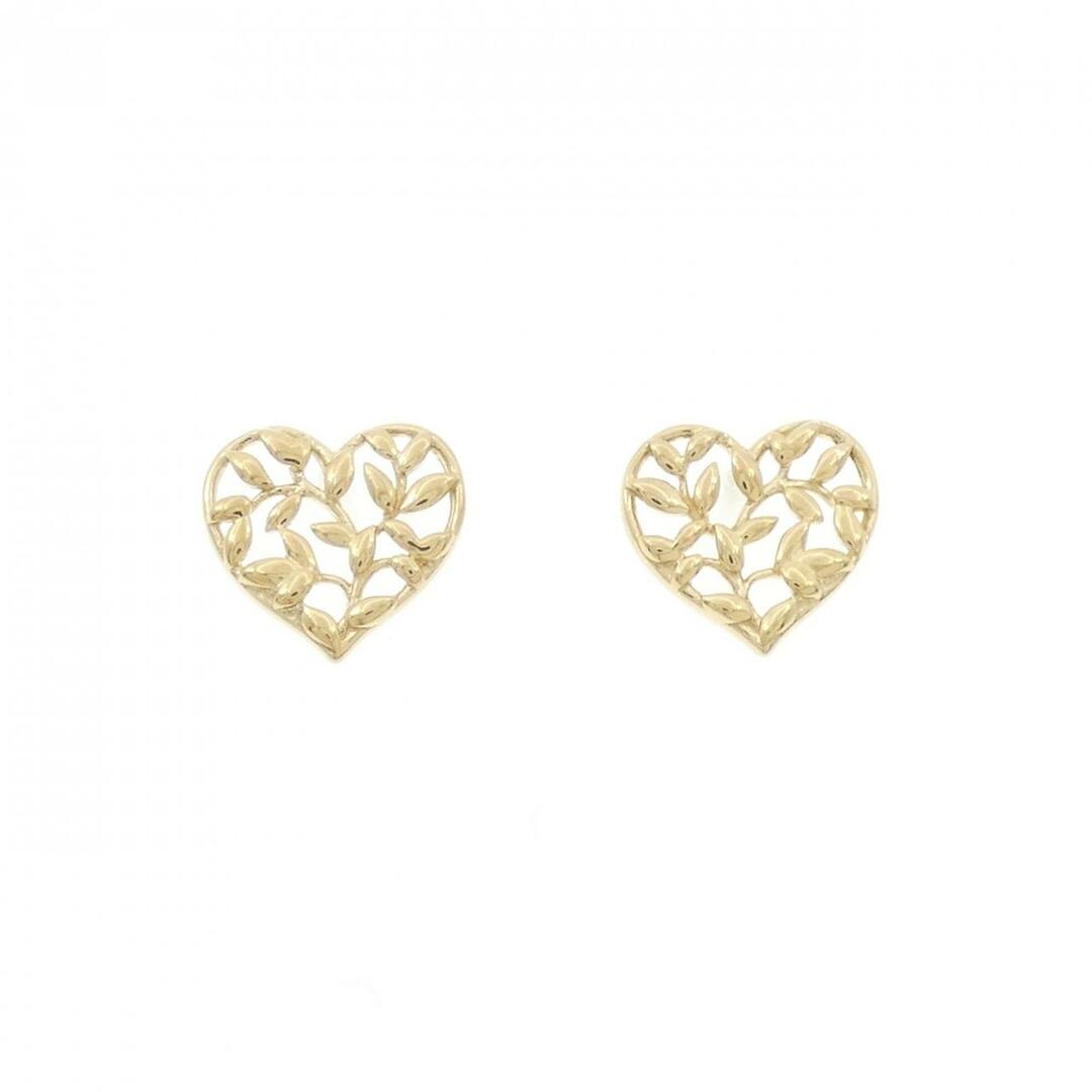 Tiffany & Co. - ティファニー オリーブ リーフ ハート ピアスの Tiffany & Co. - ティファニー オリーブ リーフ ハート ピアスの