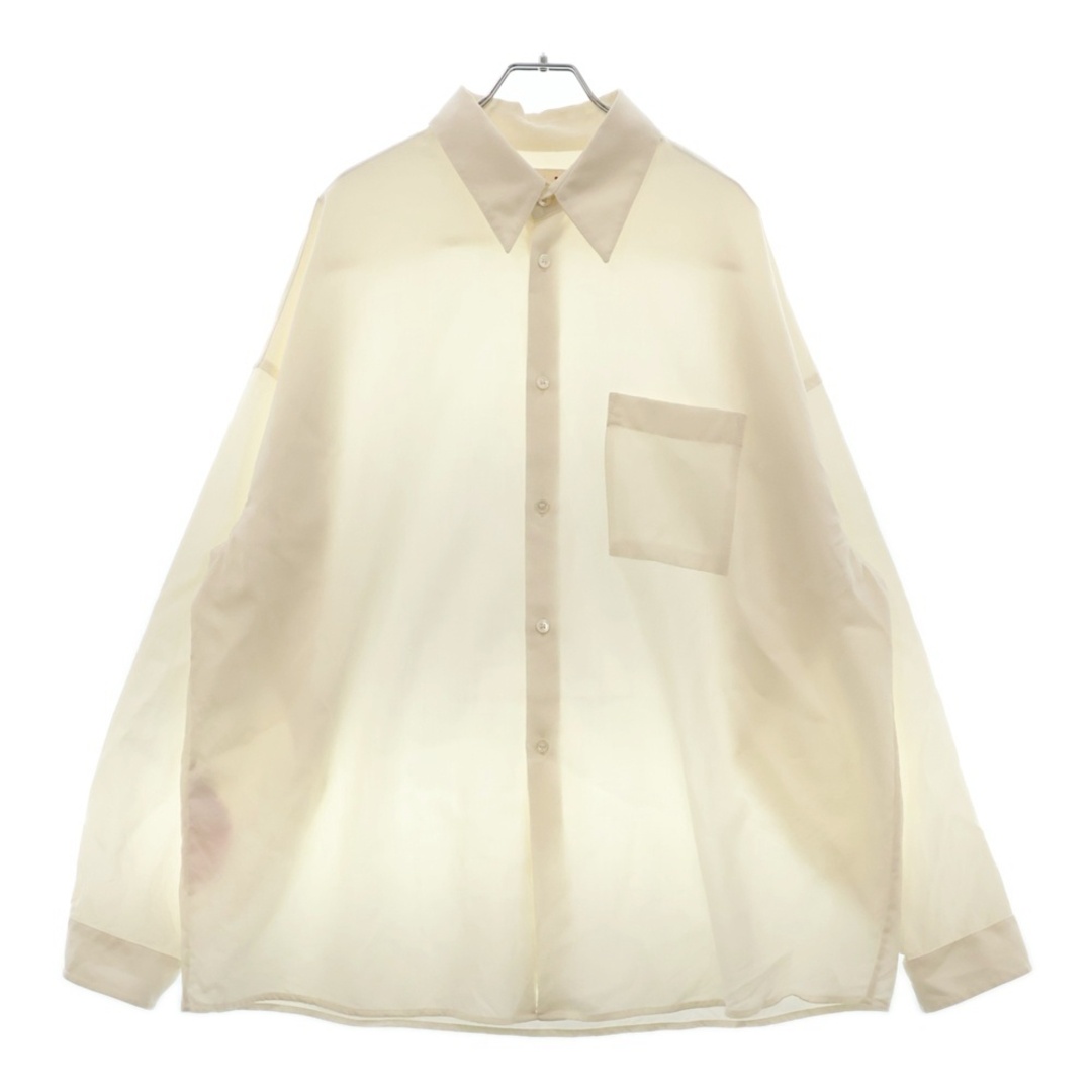 MARNI - MARNI マルニ 23AW トロピカル ウール 長袖シャツ MARNI - MARNI マルニ 23AW トロピカル ウール 長袖シャツ