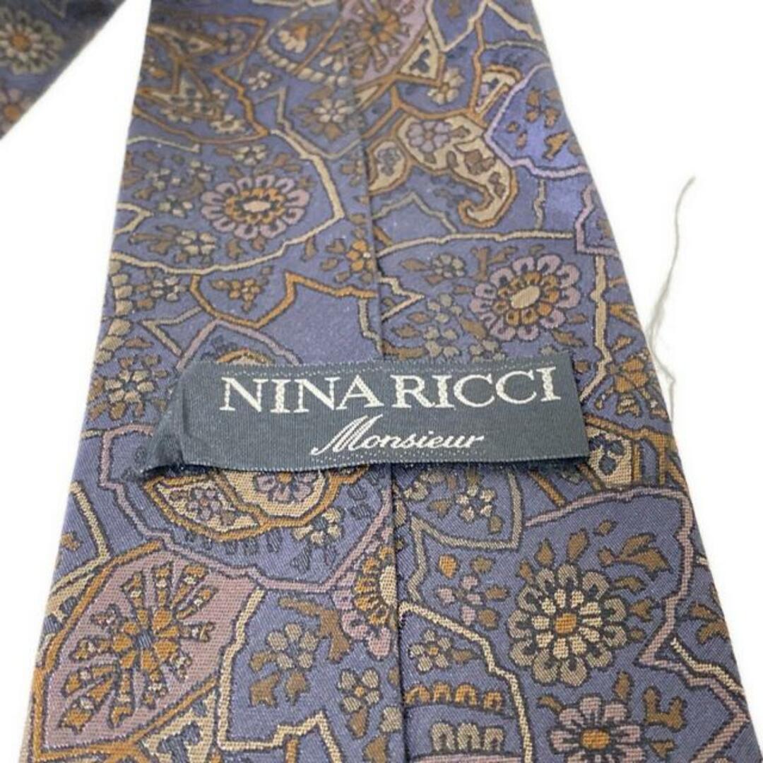 NINA RICCI - NINARICCI(ニナリッチ) ネクタイ メンズ美品 NINA RICCI - NINARICCI(ニナリッチ) ネクタイ メンズ美品