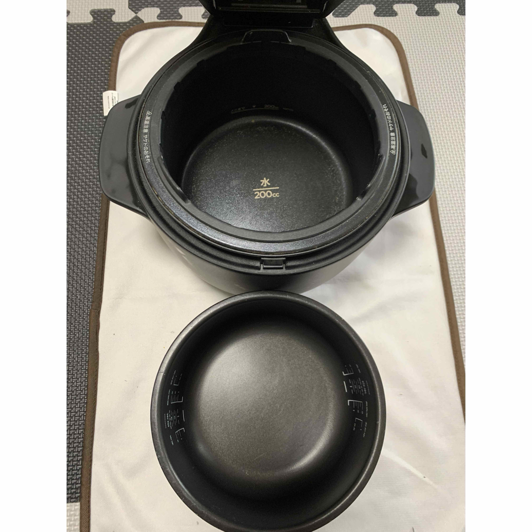 BALMUDA - BALMUDA 電気炊飯器 The Gohan K03A-BKの通販 by BALMUDA - BALMUDA 電気炊飯器 The Gohan K03A-BKの通販 by