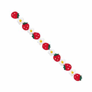 スタイル:いちごとお花パイオニア なが~いアップリケ【いちごとお花】(その他)