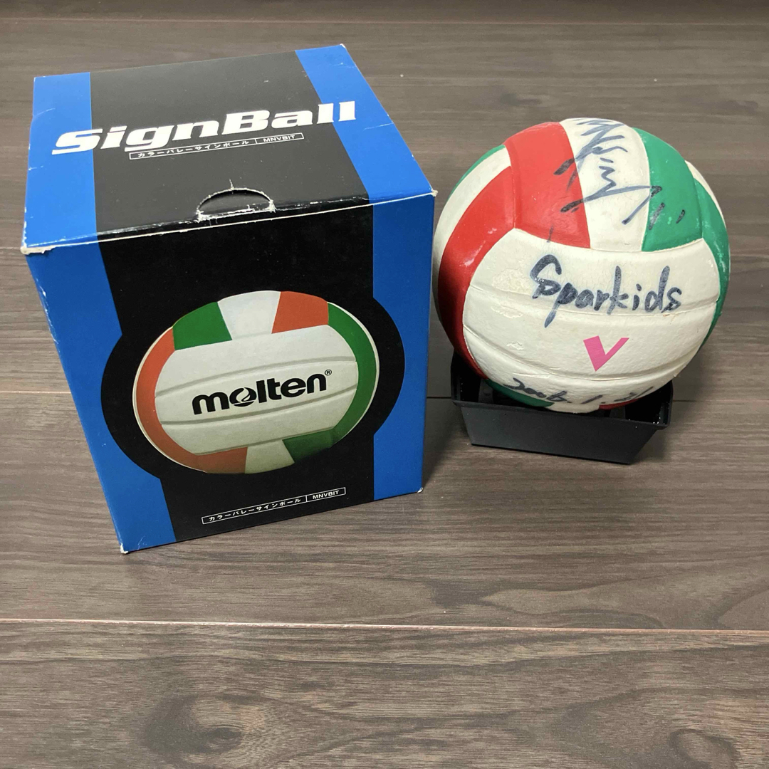 molten - vリーグ サインボール 旭化成 sparkids 船越健太郎選手 molten - vリーグ サインボール 旭化成 sparkids 船越健太郎選手