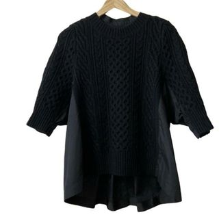 sacai - Sacai(サカイ) 七分袖セーター サイズ2 M レディース sacai - Sacai(サカイ) 七分袖セーター サイズ2 M レディース