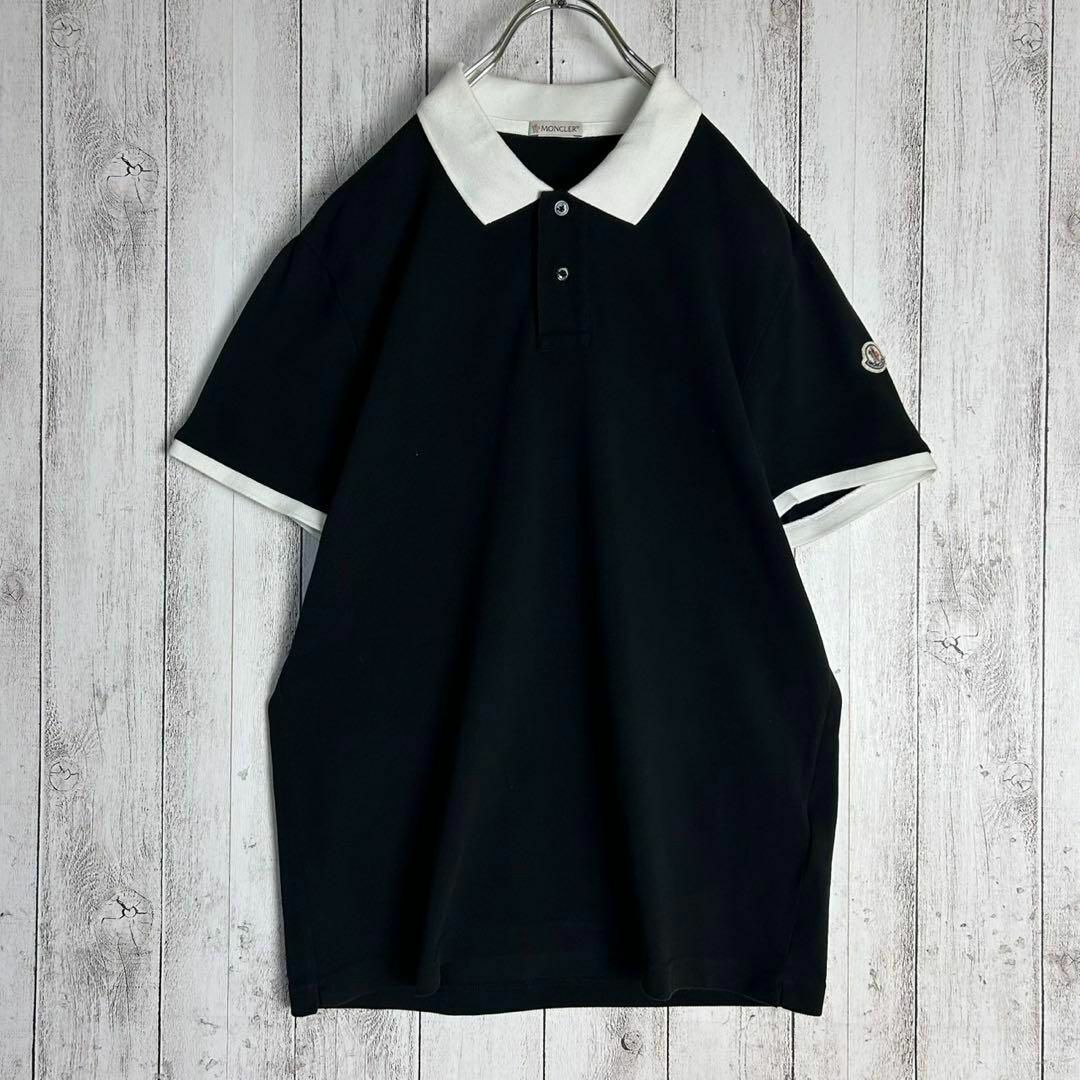 MONCLER - 【人気Lサイズ】モンクレール☆襟ロゴ入りバイカラー MONCLER - 【人気Lサイズ】モンクレール☆襟ロゴ入りバイカラー