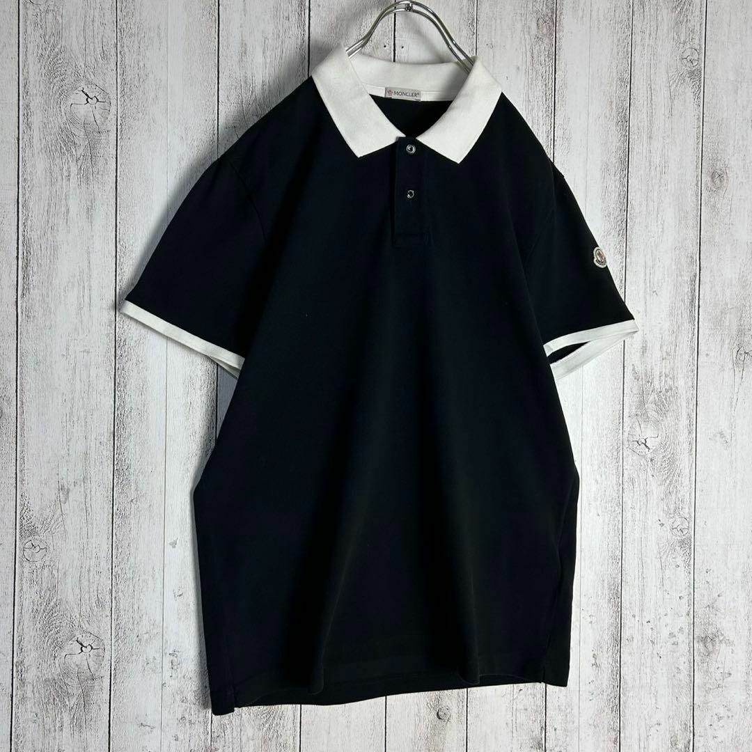 MONCLER - 【人気Lサイズ】モンクレール☆襟ロゴ入りバイカラー MONCLER - 【人気Lサイズ】モンクレール☆襟ロゴ入りバイカラー