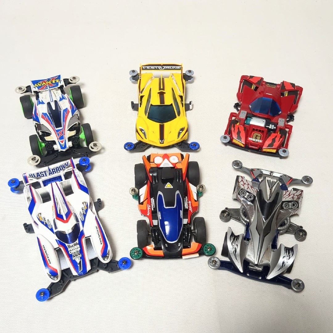 TAMIYA - ミニ四駆 組立済 まとめ 6台セット 駆動確認済の通販 TAMIYA - ミニ四駆 組立済 まとめ 6台セット 駆動確認済の通販