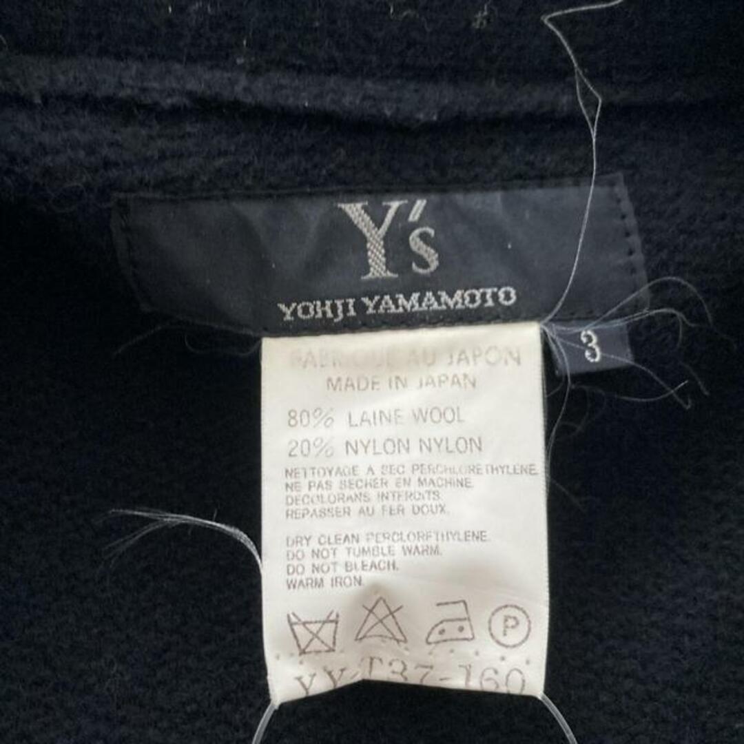 Y's - Y's(ワイズ) コート サイズ3 L レディース - 黒 長袖 Y's - Y's(ワイズ) コート サイズ3 L レディース - 黒 長袖