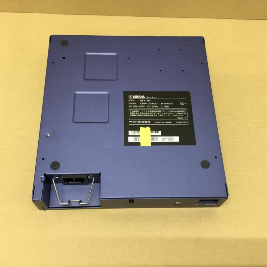 ヤマハ - ヤマハ YAMAHA RTX1210 ルーター 通電確認済みの通販 ヤマハ - ヤマハ YAMAHA RTX1210 ルーター 通電確認済みの通販