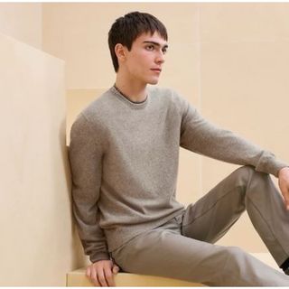 HERMES - エルメス ニット ウール セーター ポロシャツ 襟付き HERMES - エルメス ニット ウール セーター ポロシャツ 襟付き
