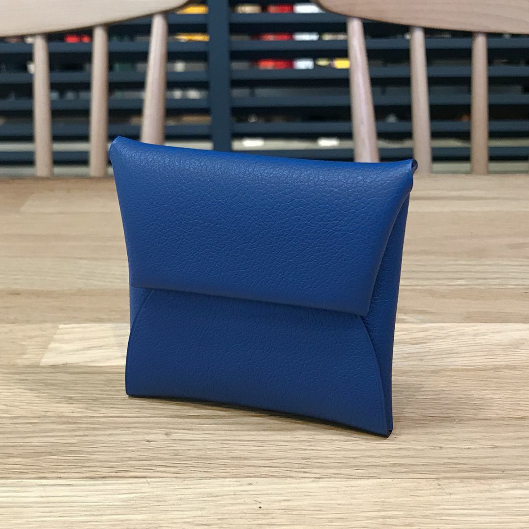 HERMES - 新品未使用 エルメス バスティア エバーカラー ブルー HERMES - 新品未使用 エルメス バスティア エバーカラー ブルー