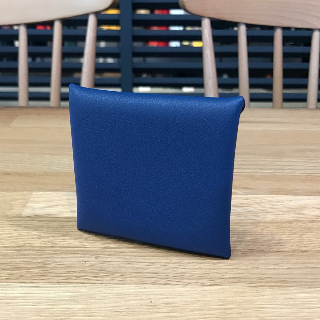 HERMES - 新品未使用 エルメス バスティア エバーカラー ブルー HERMES - 新品未使用 エルメス バスティア エバーカラー ブルー
