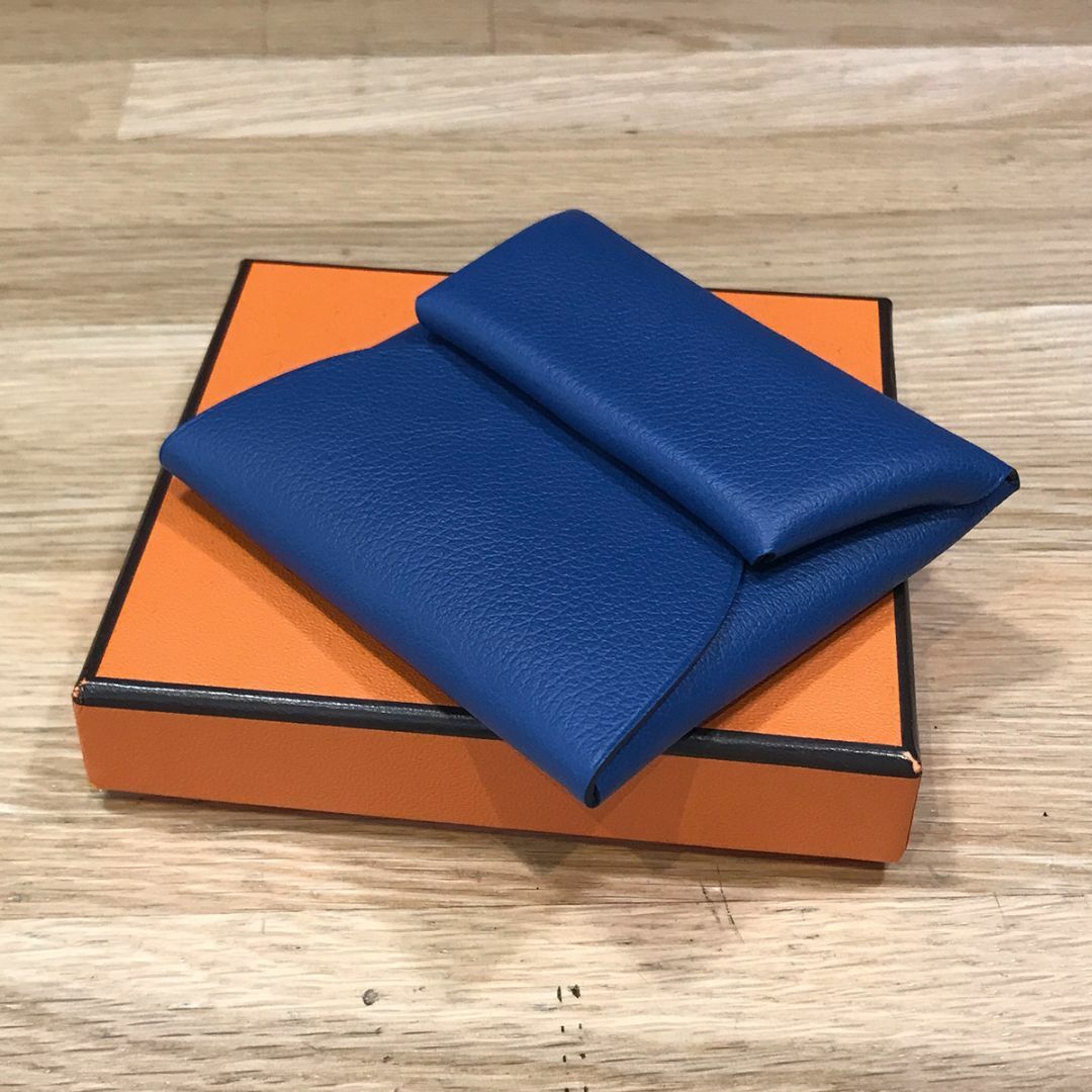 HERMES - 新品未使用 エルメス バスティア エバーカラー ブルー HERMES - 新品未使用 エルメス バスティア エバーカラー ブルー
