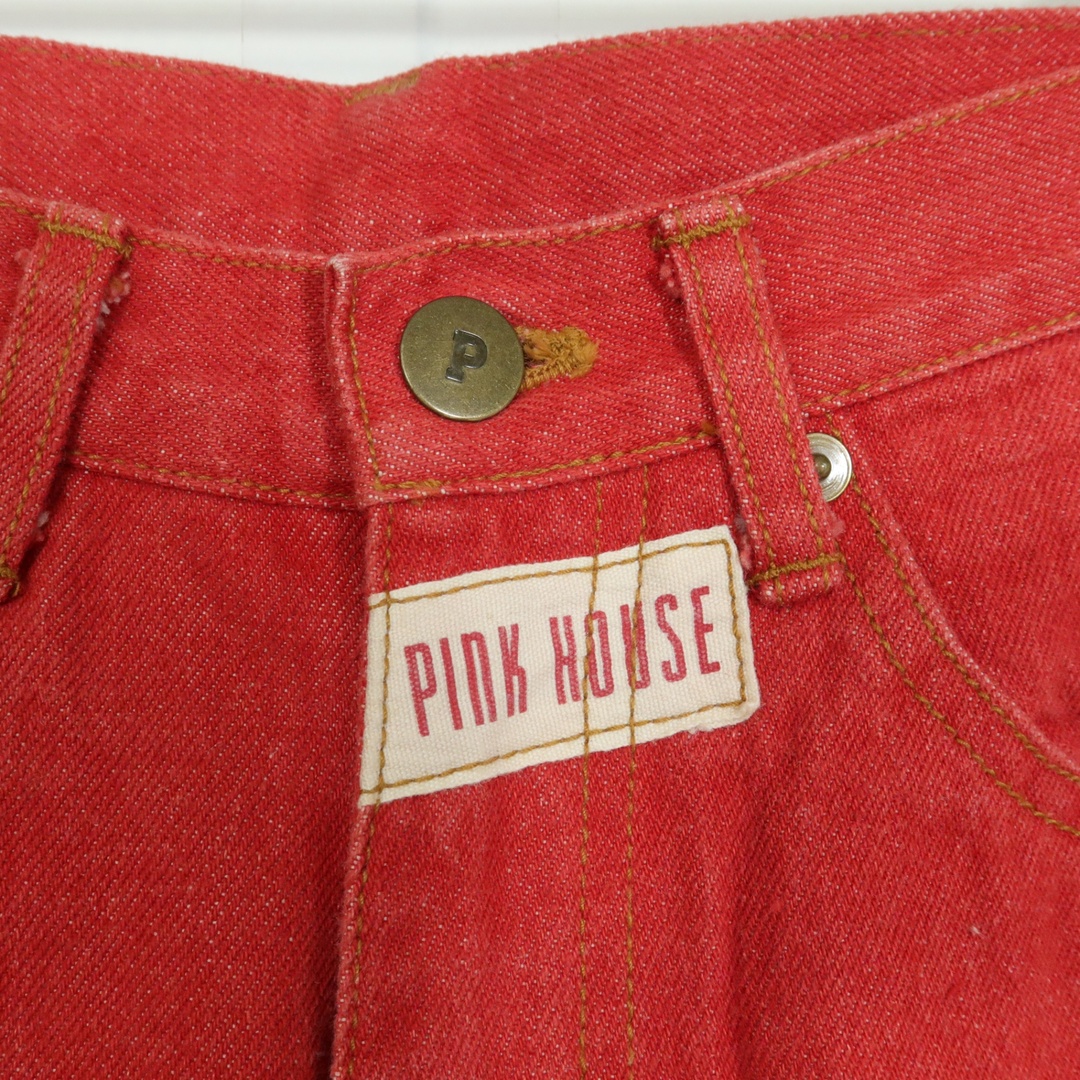 PINK HOUSE - ピンクハウス☆ジーンズ デニムパンツ サイズM 赤 PINK HOUSE - ピンクハウス☆ジーンズ デニムパンツ サイズM 赤
