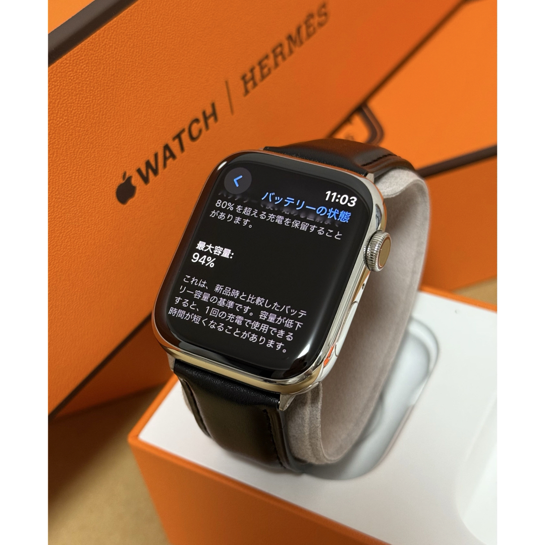 Apple Watch - 美品 Apple Watch HERMES series7 45mmの通販 by Apple Watch - 美品 Apple Watch HERMES series7 45mmの通販 by